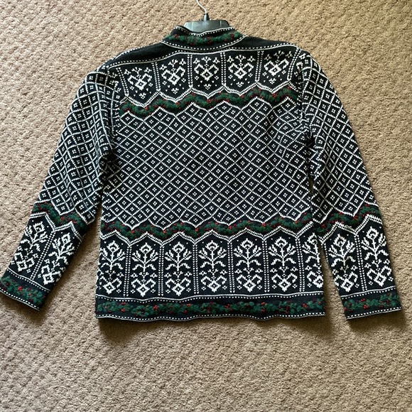Talbots cotton fisherman Christmas sweater - Picture 6 of 7